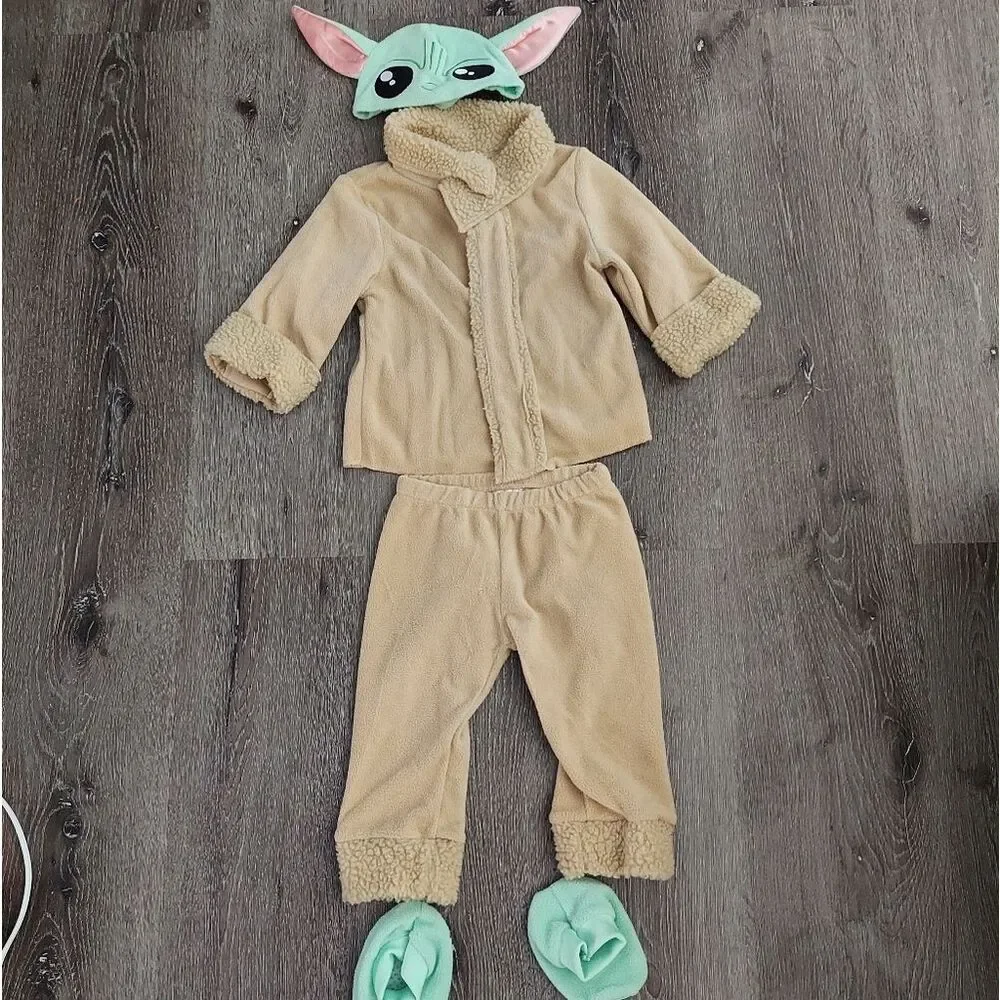 Jazwares Star Wars Grogu Infant Deluxe Halloween Costume 6-12 Months - Picture 2 of 7